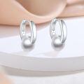 wholesale 925 Sterling Silver Tassel Minimalist Pearl Earrings, High-End Ins Style Pearl Ear Studs, Retro Cold-Toned Ear Clips-0-3