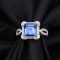 wholesale S925 Silver Luxury Retro Fashion Colorful Crystal Ring, Personalized High-End Gemstone Ring-0-2