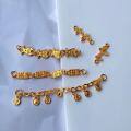 wholesale Gold-plated S925 Silver Connecting Chain Butterfly Double Ear DIY Bracelet Necklace Braiding Accessories Peace and Joy Extension Chain-0-3