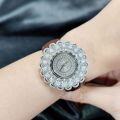wholesale S925 Sterling Silver Fashion Inlaid Diamond Watch Waterproof Zircon High-Quality Flower Jewelry Wristwatch New Style-0-1