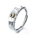 wholesale S925 sterling silver creative Indian sun ray ring, retro ethnic totem index finger ring for men and women-0-4