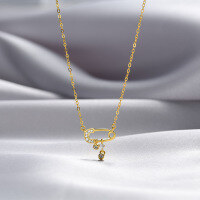 wholesale S925 Silver Plated Korean Fashion Women's Choker Necklace Set Wholesale from Source Factory-Fashion necklace 925 silver