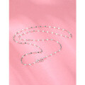 wholesale 92 Sterling Silver Necklace for Women Without Pendant, Matching Chain Box, Water Wave, Melon Seed, Ingot, Field, Octagon, Snake Bone Chain, Collarbone Chain-0-3