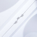 wholesale S925 Sterling Silver Minimalist Design Leaf Bracelet for Women, Creative Cross-Border New Accessory for Wholesale-0-1