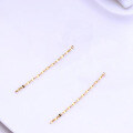 wholesale 925 silver direct sales from the source factory, summer fireworks popular white crystal tassel ear hooks, Korean-style elegant earrings-0-7