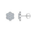 925 Sterling Silver Custom Butterfly Camellia Earrings, Trendy and Unique-0-7
