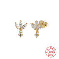 wholesale S925 Sterling Silver Marquise Diamond Stud Earrings, Cross-Border Best-Selling Trendy Creative INS Style-0-3