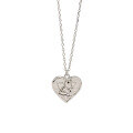 wholesale S925 Sterling Silver Korean Version Ins Niche Dongdaemun Unisex Angel Heart Pendant Choker Necklace-0-4