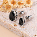 wholesale S925 Sterling Silver Fashion Black Moissanite Earrings Women, Teardrop Shape Earrings, Exquisite Fancy Diamond, Versatile Ear Accessories-0-2