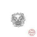 wholesale S925 Sterling Silver Hip Hop Lion Head Piercing Bead Spiral Ear Cartilage Stud-0-4