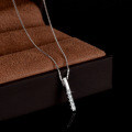 Sterling Silver Moissanite Pendant Necklace for Women-0-1