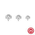 wholesale S925 Sterling Silver Small Flower Stud Earrings, Cross-Border Fashion Hot Selling, Simple and Versatile Ins Style Pure Silver Earring Set-0-1