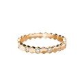 18K Rose Gold Geometric Honeycomb Diamond Stacking Ring-0-3