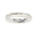 wholesale 925 Sterling Silver Chinese Style "Together for Life" Koi Couple Ring for Women, Retro Trendy Personality Adjustable Ring Gift for Men-0-4