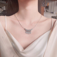 wholesale Pure Silver S90 Ethnic Style Curved Tube Leisurely and Carefree Year After Year Abundance Koi Fish Tassel Small Fish DIY Pendant-143PM/single pendant, about 11.3g