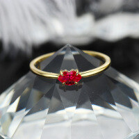 wholesale 925 Sterling Silver Japanese-style Light Luxury Jewelry Sexy Red Lips Minimalist Ring Heart Ring for Women, Versatile-Sexy Red Lips Two Rings (Hong Kong)  Size 12