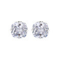 wholesale S925 Silver Cloud Tide Pavilion Fashion Retro Minimalist Zircon Teardrop Small and Fresh Design Earrings-0-4