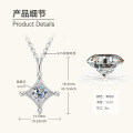 S925 Sterling Silver Butterfly Moissanite Layering Necklace-0-24
