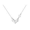 wholesale Sterling Silver Maker S925 3D Heart Letter E "Life Has You, Wholeheartedly" Set Necklace Fashion Unique Niche High-End-0-4