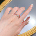 wholesale S925 Silver Zhuo Zhifan New Season Row Ring Women'sIns Style Ring Band-0-3