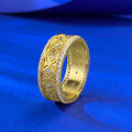 wholesale S925 silver gold-plated, trending Xiaohongshu coin ancient currency retro new Chinese-style exquisite ring-0-5