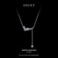 Metal Star Tassel Necklace for Women, Ins Minimalist Design, Luxurious and Versatile-0-4