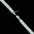 wholesale 925 Silver Gold-Plated High Carbon Diamond Royal Blue Art Deco Vintage Party Jewelry Bracelet for Women-0-1