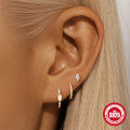 wholesale S925 Sterling Silver Marquise Diamond Star Earrings with Flower Hoops,。-0-1