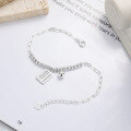 wholesale S925 Sterling Silver Korean Style Creative AB Chain Abacus Bead Auspicious Meaning Versatile Daily Bracelet for Women-0-2