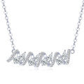 S925 Sterling Silver Moissanite Women's Eternal Necklace, Fashionable and Versatile-0-4
