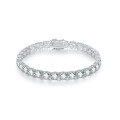 wholesale S925 Sterling Silver Moissanite Tennis Full Size Bracelet, Cross-Border Fashion Bestseller in Euro-American Hip-Hop Style Factory Direct-0-0