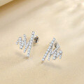 wholesale 925 Sterling Silver Cross-Border Hot-Selling Stud Earrings with Design Sense, European and American Fashion Ear Jewelry, European and American Big Brands Dior-style Earrings, Ins Wholesale-0-2