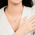 S925 Sterling Silver Moissanite Starry Sugar Chain Necklace-0-2