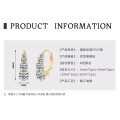 S925 Sterling Silver D-color Moissanite Luxury Earrings-0-7