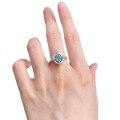 wholesale S925 sterling silver imported aqua high-carbon diamond 6*8mm women's minimalist ring elegant-0-4