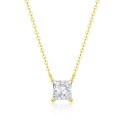 Sterling Silver Pigeon Egg Moissanite Waterdrop Heart Pendant Necklace, 1-2 Carat, Women's Setting Wholesale-0-2