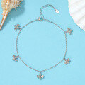 wholesale S925 Sterling Silver Minimalist Small Bee Ankle Chain, Versatile Women's Beach Foot Jewelry Wholesale-0-3