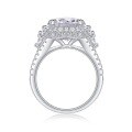wholesale S925 Sterling Silver, High-Quality Moissanite, Exquisite Craftsmanship, Non-Tarnish, High-End Ins Style Fashion New Ring for Women-0-4