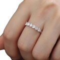 wholesale S925 full-body ring for women, Ins-style heart-shaped stack ring, romantic, delicate, elegant, gentle, sweet, and versatile-0-4