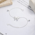 wholesale S925 Sterling Silver Fashion Korean Japanese Countryside Style Orchid Butterfly Bowknot Personality Luxury Versatile Bracelet for Women-0-2
