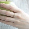 wholesale S925 Green Olive Ring, French Retro Light Luxury Style, Summer New Collection, Dunli Jewelry Wholesale Manufacturer-0-2