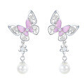 wholesale 925 Sterling Silver【Butterfly Dance in the Forbidden City】Earrings, Ins High-End Style Imitation Pearl Earrings Wholesale-0-4