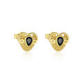 wholesale S925 Sterling Silver Animal Black Zircon Light Luxury Earrings, Women's Fashion Retro Trendy Minimalist Earrings-0-19