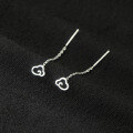 wholesale S925 Silver Autumn New Cloud Ear Thread Korean Version Ins Niche Ear Chain Fresh and Minimalist Earrings M02778-0-2