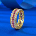 wholesale S925 Silver Vintage Style Brushed Diamond Ring, Italian Craftsmanship, Same Style as Xiaohongshu-0-1