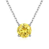 S925 Sterling Silver Zircon Necklace, Minimalist and Luxurious Pendant.-Style E [Clearance Sale - Free Shipping] Zircon  925 Silver
