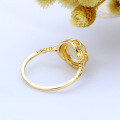 wholesale S925 silver gold-plated retro citrine ring, Japanese-inspired luxury jewelry, stylish and elegant, direct wholesale from the source factory-0-2