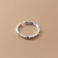 wholesale S925 Silver Korean-style Minimalist Crushed Silver Ring Summer Fresh and Elegant Women's Index Finger Ring R00569-0-2