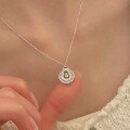 wholesale S925 Sterling Silver Rotating Gourd Pendant Necklace, New Chinese Style, Unique and Niche, Light Luxury Sweater Collarbone Chain-0-3