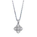 wholesale 925 Silver New Jewelry Live Broadcast: Ancient Technique Diamond-Studded Cross Vajra Dorje Pendant Necklace-0-4